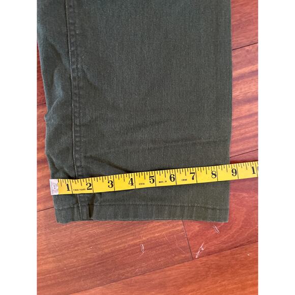 Dickies Girl Army Green Wide Leg Chino Pants - Picture 7 of 8